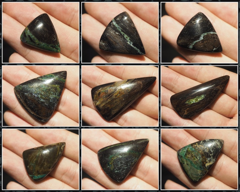 Collawood Cabochon Petrified Wood Cabochon Indonesian Opalized Wood
