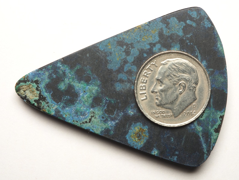 Peruvian Azurite Malachite Designer Cabochon Loose Gemstone C0153