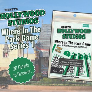 Disney's Hollywood Studios Where In The Park Game – Seek & Find Hidden Details – Scavenger Hunt