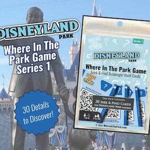 Disneyland Park Where In The Park Game – Seek & Find Hidden Details – Scavenger Hunt