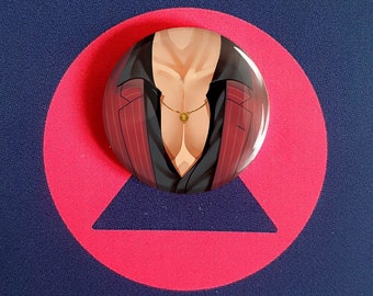 Like a Dragon Tiddies Pin - Akiyama 1" button