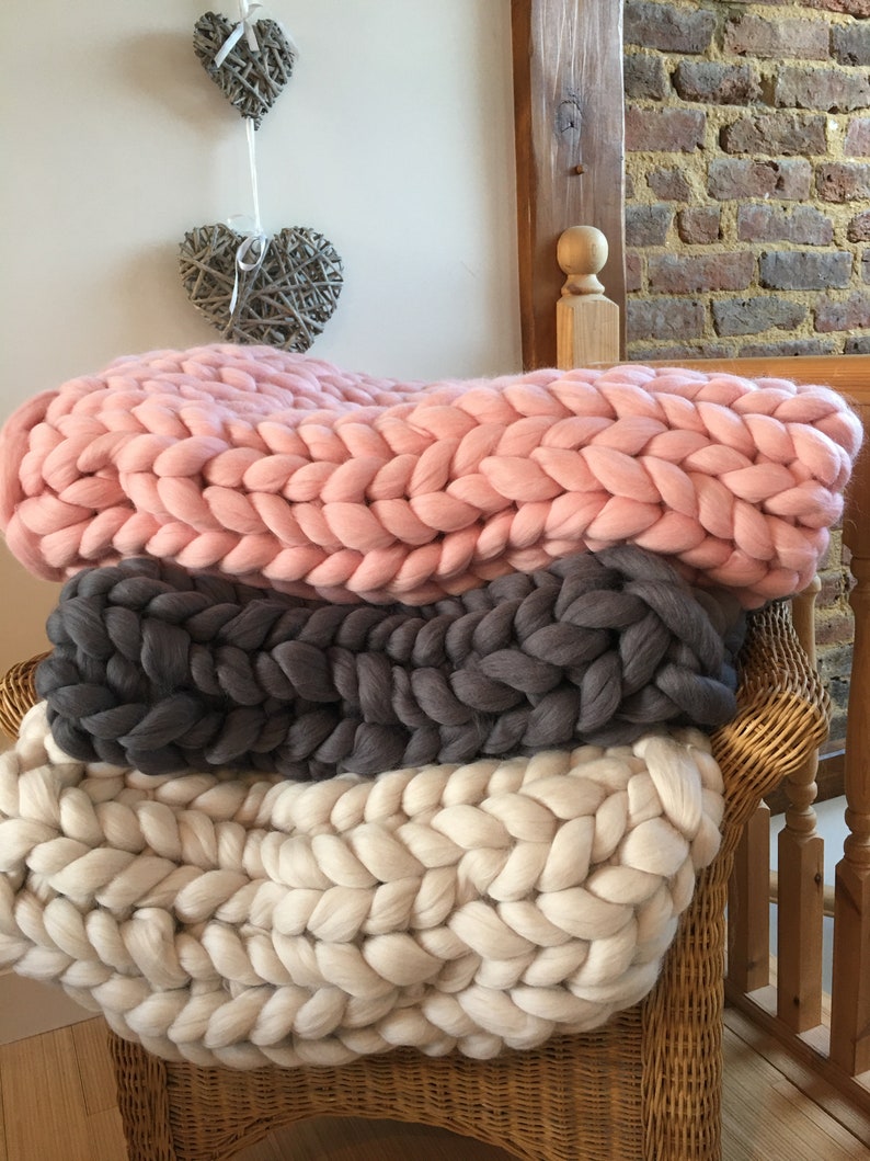 Powder Blush Blanket Merino Wool Blanket 23 Microns Felted Etsy UK