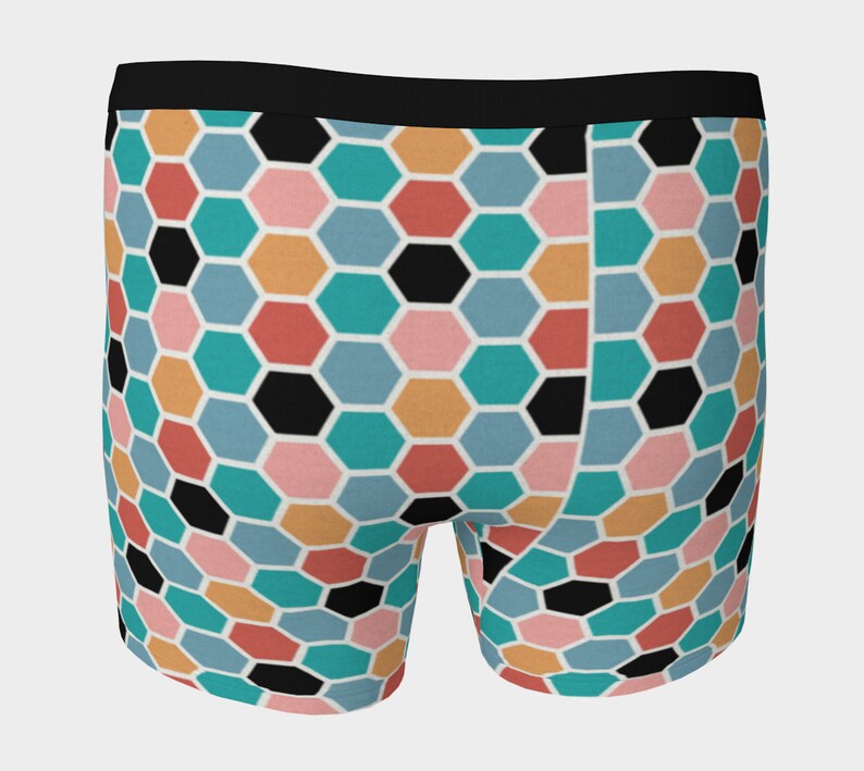 Men/'s Clothing Men/'s Undergarments Colorful HoneyComb Pattern Men/'s Briefs| Men/'s Briefs Pattern Briefs