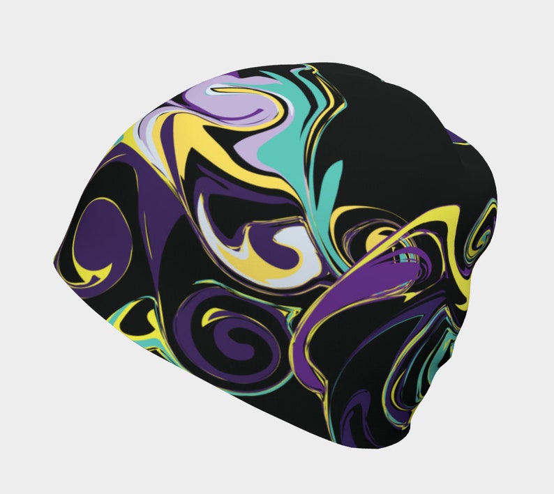 Skull Cap Women/'s Headband Clothing Accessories Stormy Swirl Beanie Hair Hat Child/'s Headband