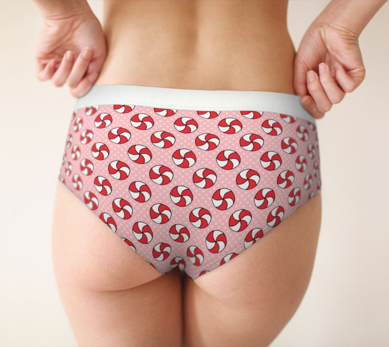 Peppermint Swirl Women/'s Panty