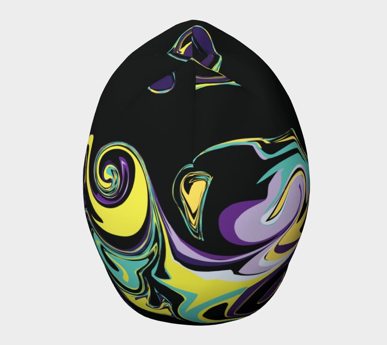 Skull Cap Women/'s Headband Clothing Accessories Stormy Swirl Beanie Hair Hat Child/'s Headband
