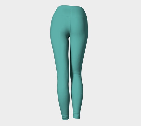 turquoise yoga pants