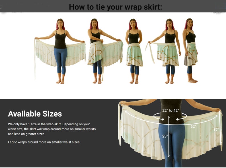 Leaves and Branches Gold Glitter Pattern Wrap Skirt