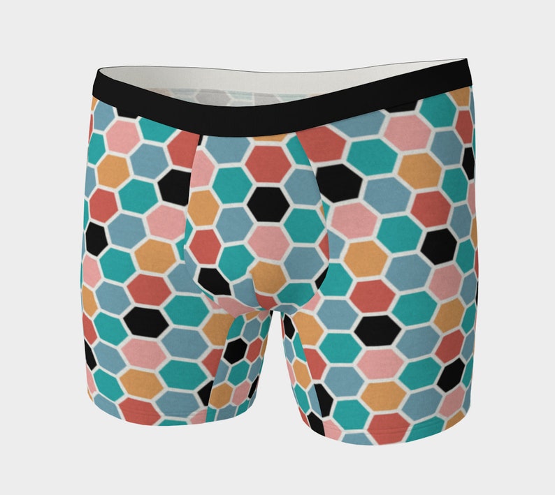 Men/'s Clothing Men/'s Undergarments Colorful HoneyComb Pattern Men/'s Briefs| Men/'s Briefs Pattern Briefs
