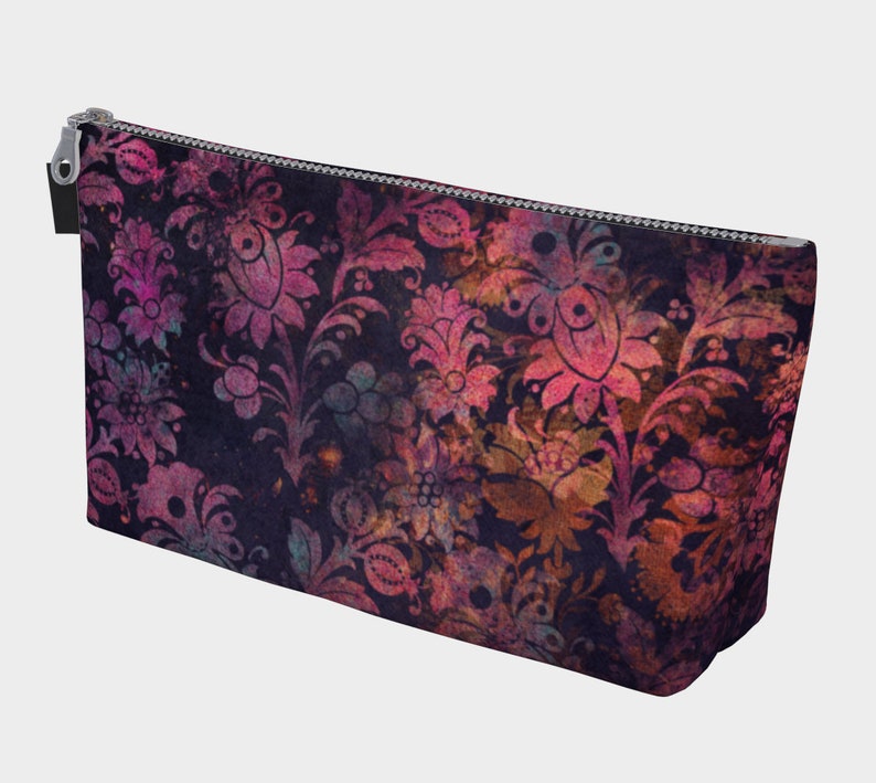 Pocket Handbag Art Print Coin Purse Makeup Bag Zip Canvas Purse Wallet