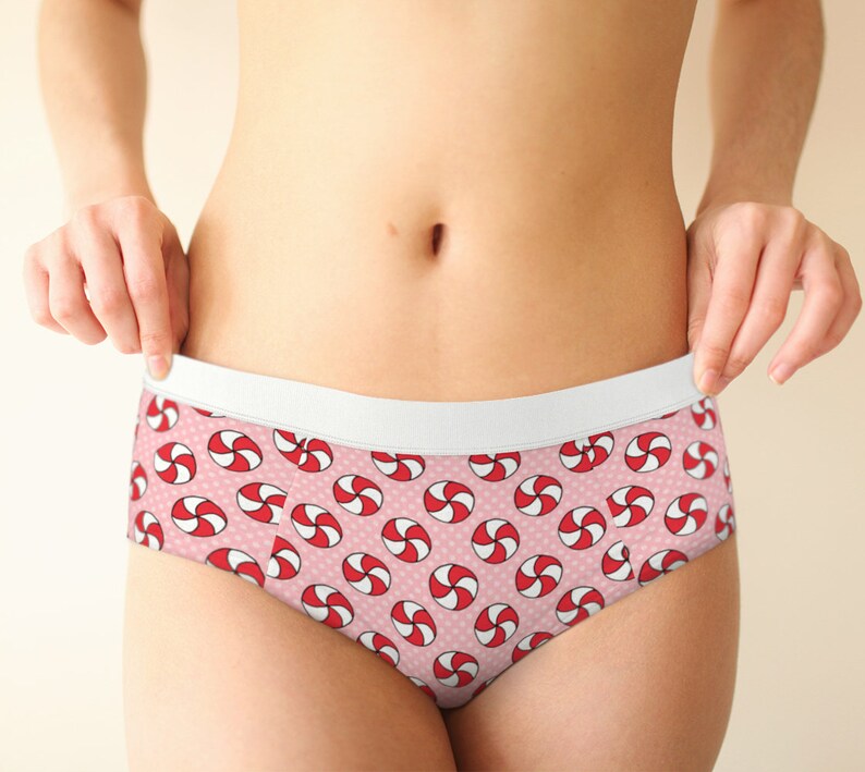 Peppermint Swirl Women/'s Panty