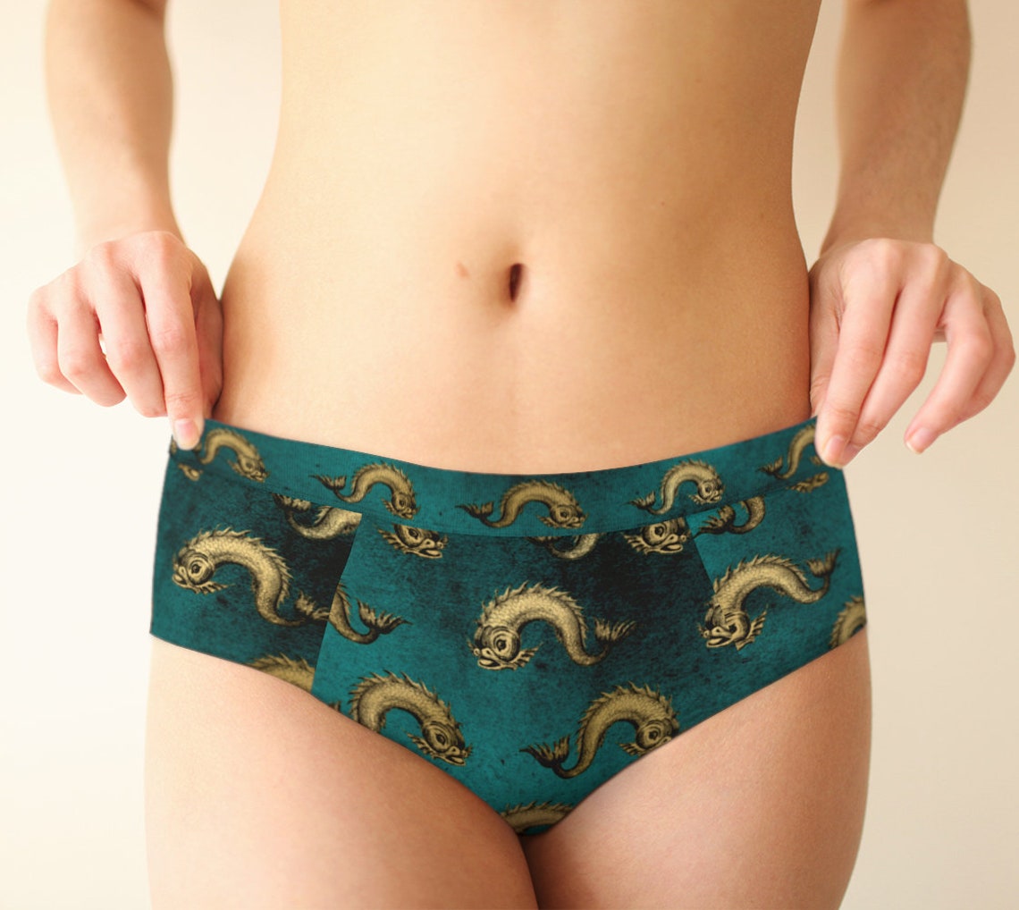 Goud en groen zee slang brutale slips Etsy