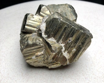 Raw Natural Pyrite Crystal Healing crystal Mineral Specimen 482.4grams