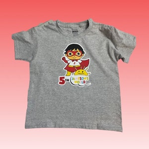 Custom Ryan’s World Youth Shirt