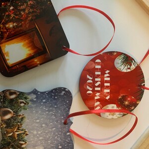 Blank Double Sided Ornaments for Sublimation 10 for 15.00