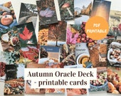 Autumn Oracle Deck: 27 Printable Oracle Cards For The Fall Season | PDF Printable | Digital Download | A4 & US Letter Version