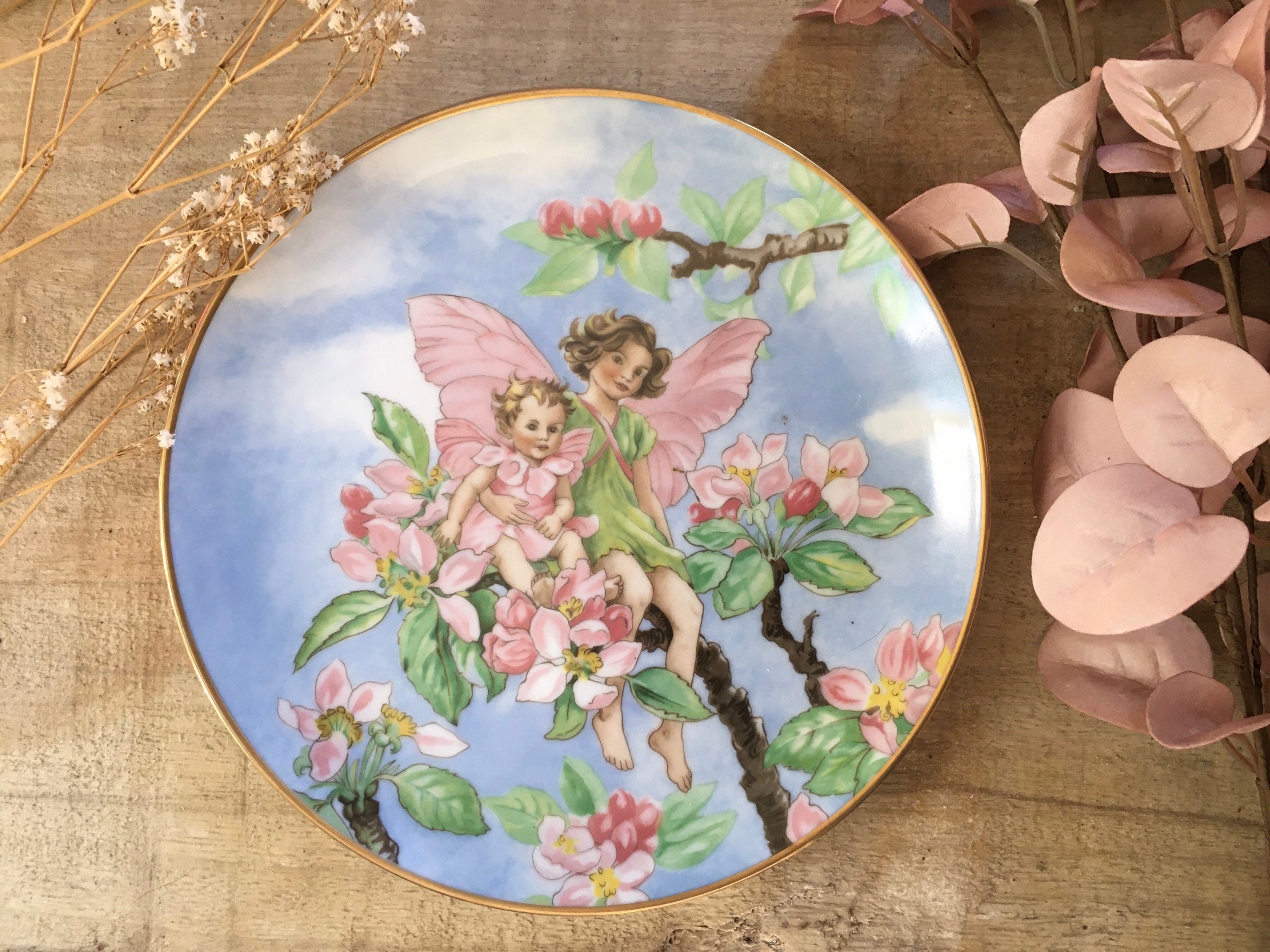 Assiette de Collection Décoration Villeroy &boch et Hienrich Germany, The Apple Blossom Fairy, Assie