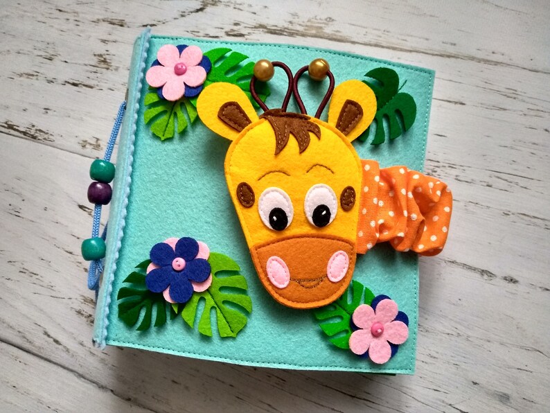 AFRICAN animals BABY BOOK Mini book kids First birthday Etsy