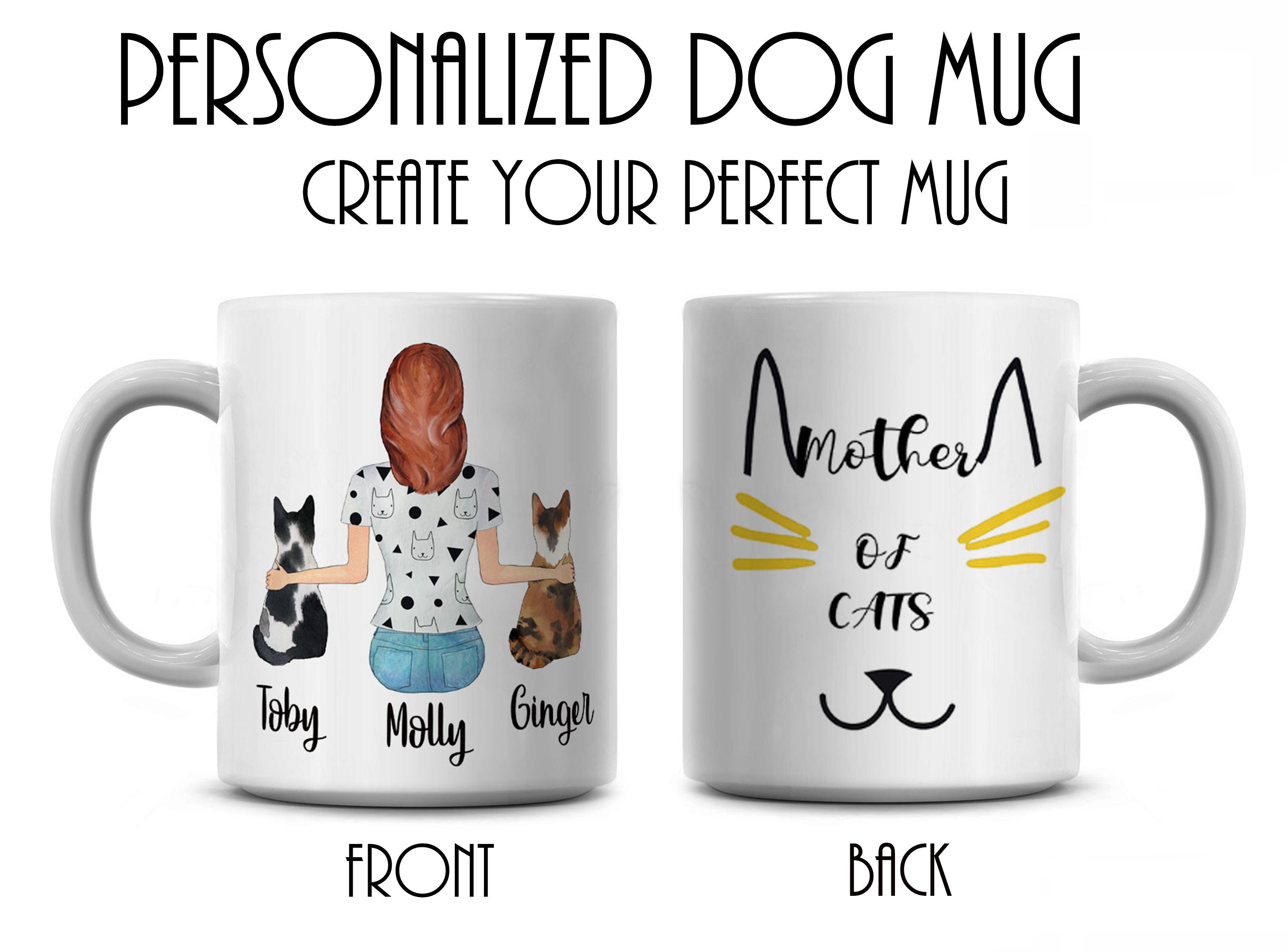 Personalized Dog Cat Mug Custom Cat Mug Gift Cat Owner Gift Etsy