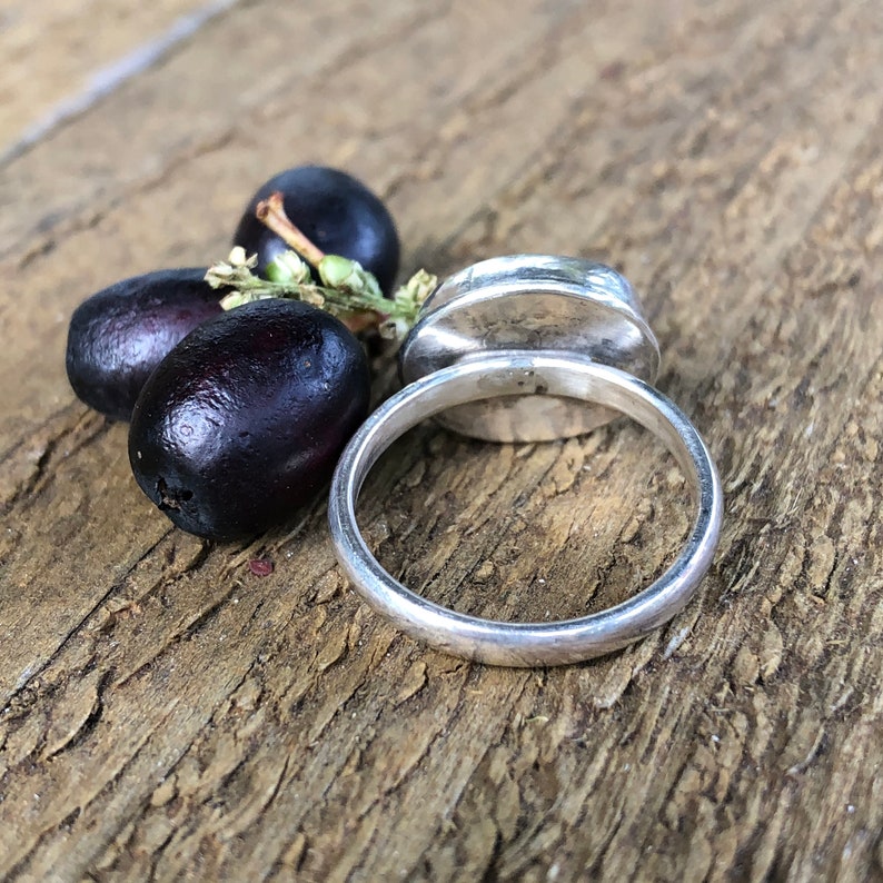 Campitos Turquoise and Sterling Silver Stacker Ring