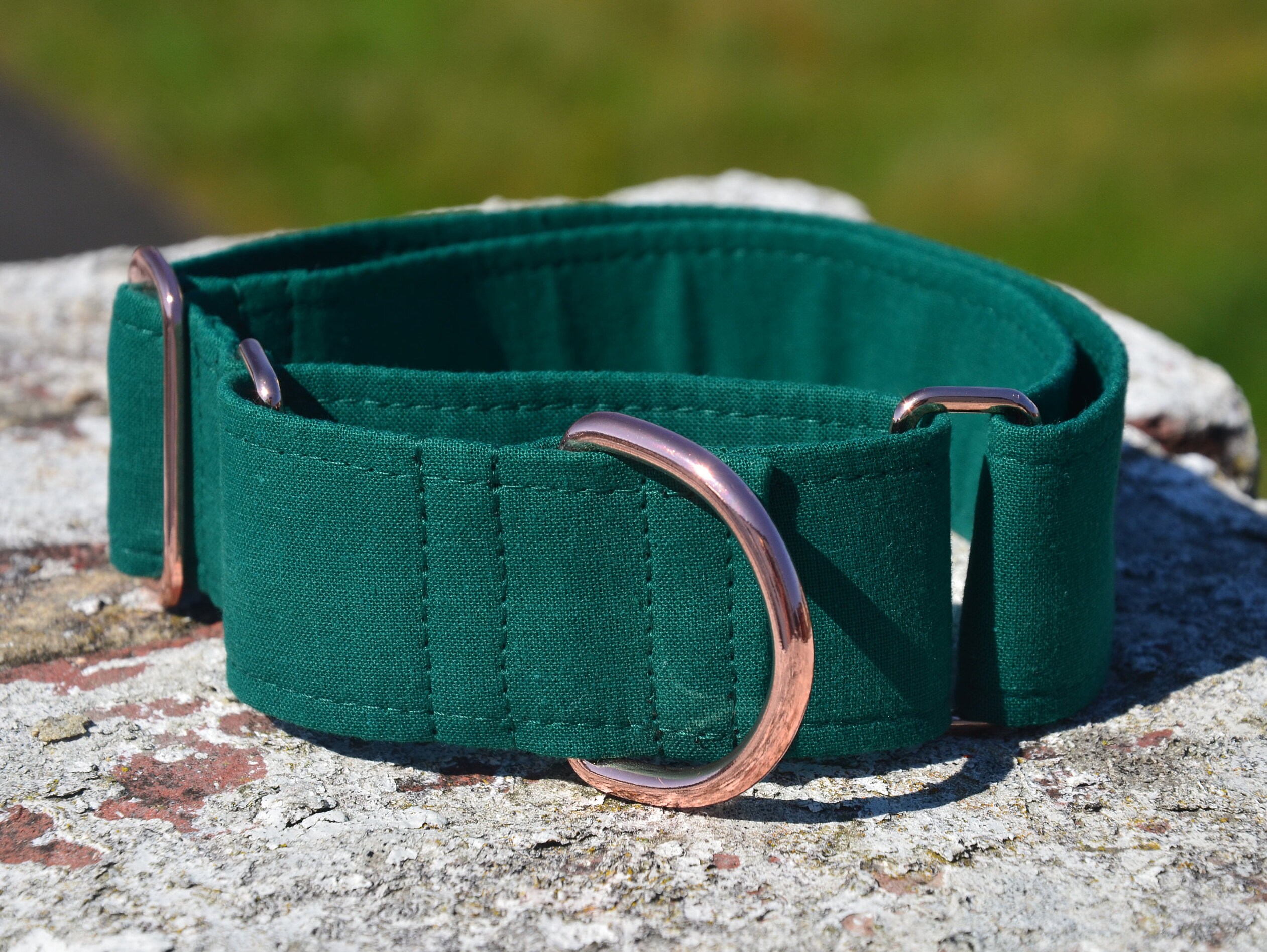 Elegant Martingale Collar Rose Gold for Greyhound Lurcher Etsy UK