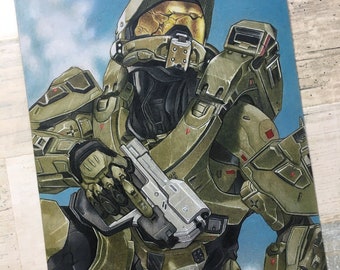 Master Chief Halo Drawing