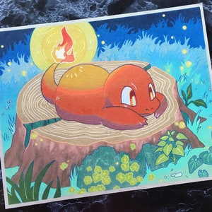 Charmander Pokémon Drawing image 1