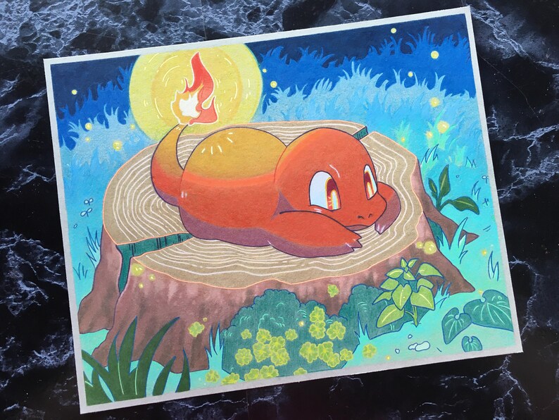 Charmander Pokémon Drawing image 1