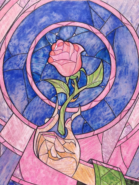 Stained glass drawing deals