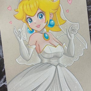 princess peach in her wedding dress Bride Princess Peach - Finished Projects