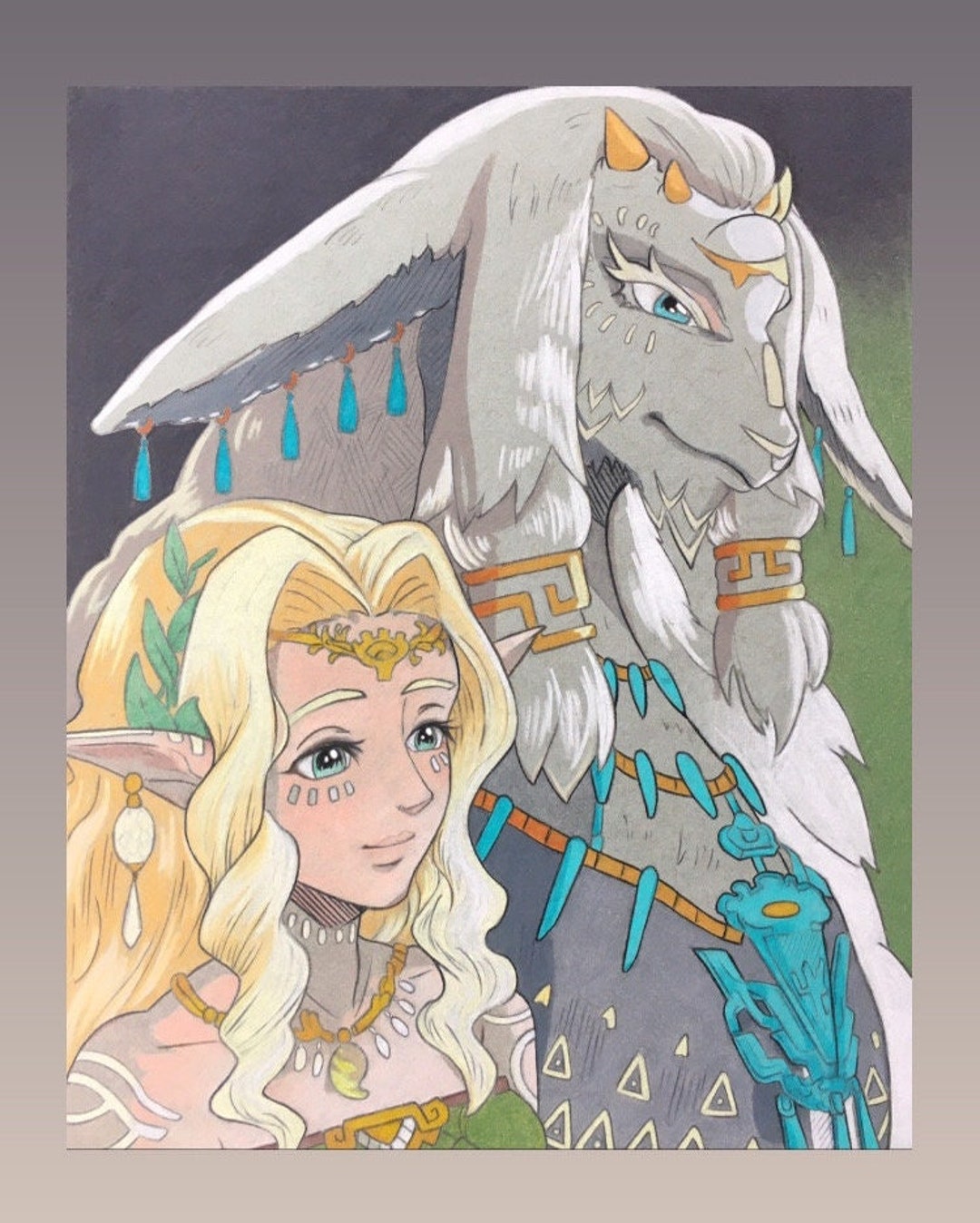 Sonia and Rauru Print - Etsy