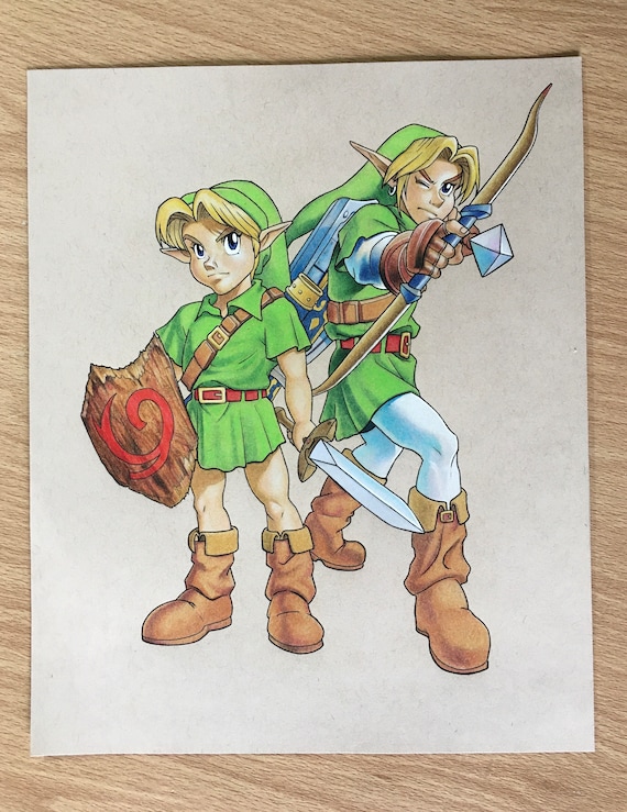 Link Ocarina Of Time Drawing