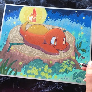 Charmander Pokémon Drawing image 2