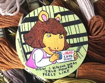 Library Lover Sticker, Nostalgic Sticker