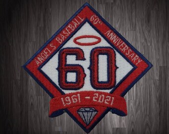 Anaheim Angels 2pcs Logo Patches on~Iron on ~ Sewing on Fabrics