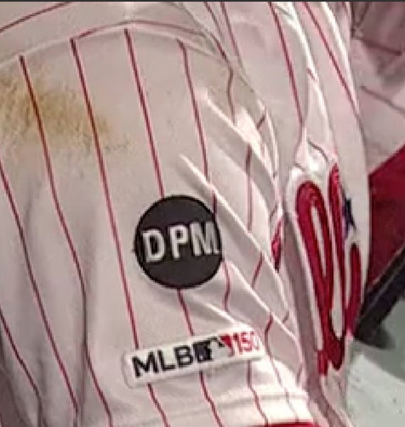 dpm on phillies jerseys