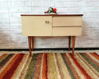 Vintage Nierentisch Ära Kommode Rockabilly Sideboard Flurschrank Beistellschrank