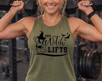 Deze cropped tanktop voor dames van het merk This Witch Lifts