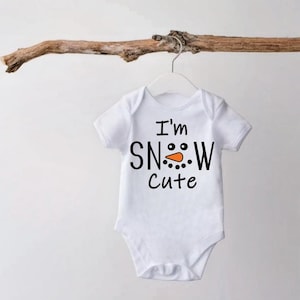 I’m Snow Cute. Baby snowman Onesie®