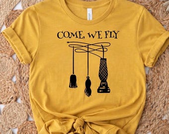 Kom, we vliegen | Hocus Pocus Halloween-shirt