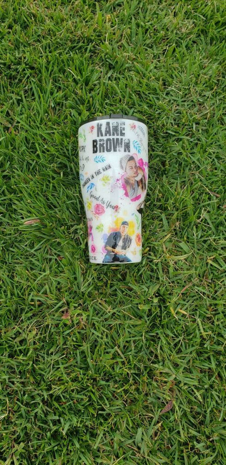 Kane Brown tumbler cup country music gift for her
