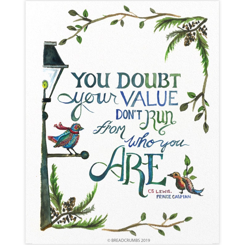 aslan quote chronicles of narnia narnia print cs lewis etsy