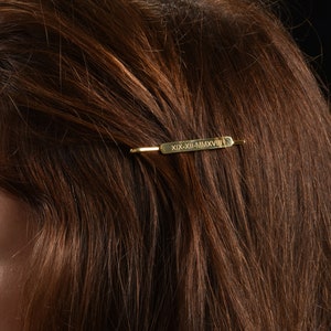 Personalized Hair Bobby Pin, Custom Graduation Gift , Graduation Gift, Name Hair Clip, Daughter Hairpin, Hair Accessory for Women Gift