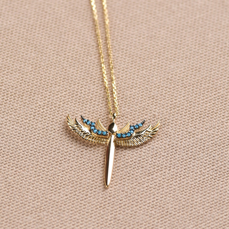 guardian angel necklace gold guardian angel necklace gold