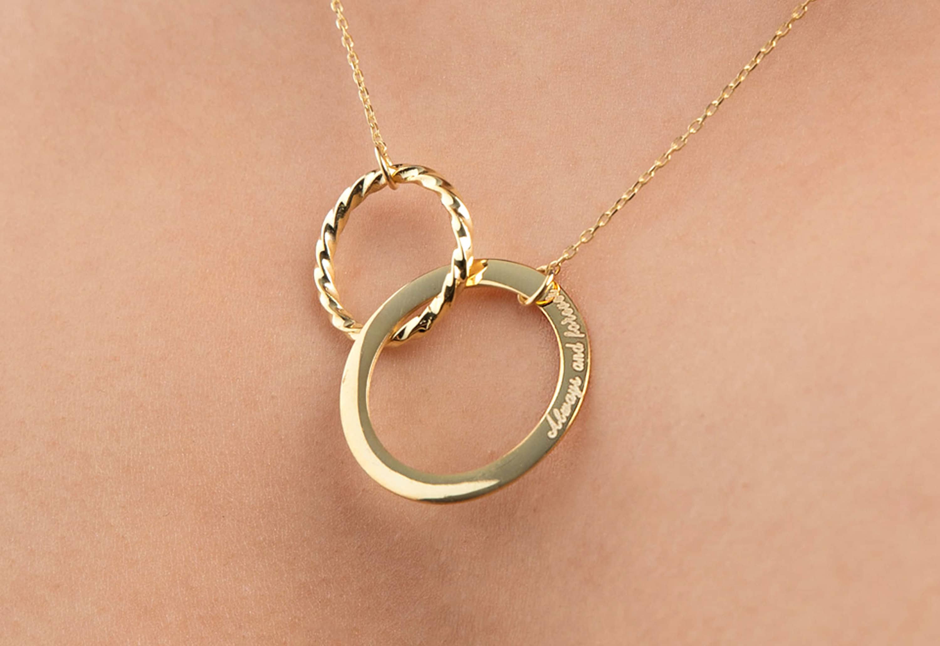 2 ring necklace deals