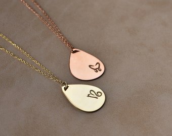 Zodiac Sign Necklace Gold, Zodiac Necklace, Astrology Horoscope Jewelry, Personalize Zodiac Necklace, Birthday Gift for Women, Sign Necklace