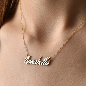 Name Jewelry for Women, Custom Name Necklace, Gold Name Necklace, Personalized Name Necklace, Birthday Gift Necklace, Necklace for Women