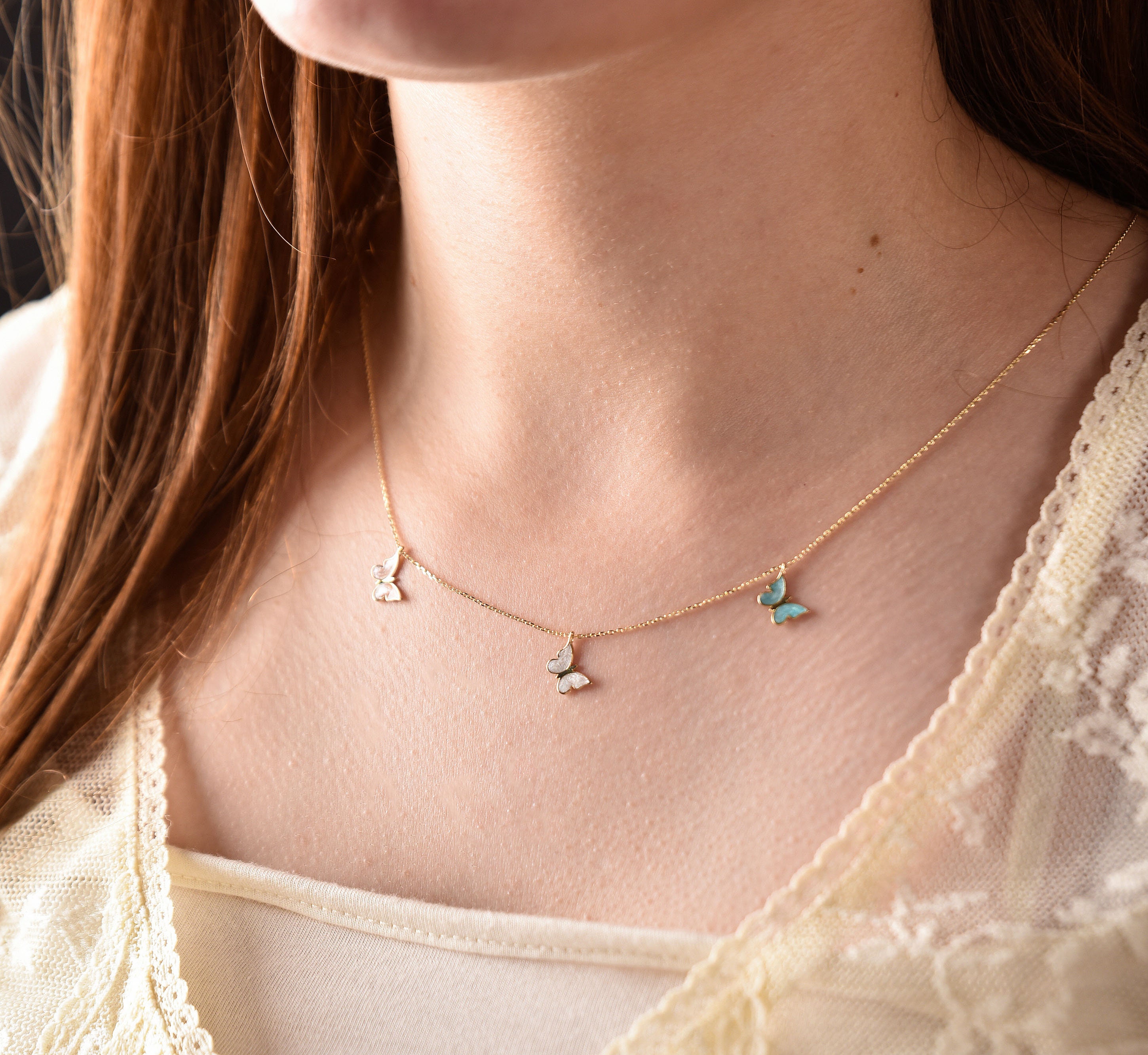 14K Gold Butterfly Charm Gold Butterfly 