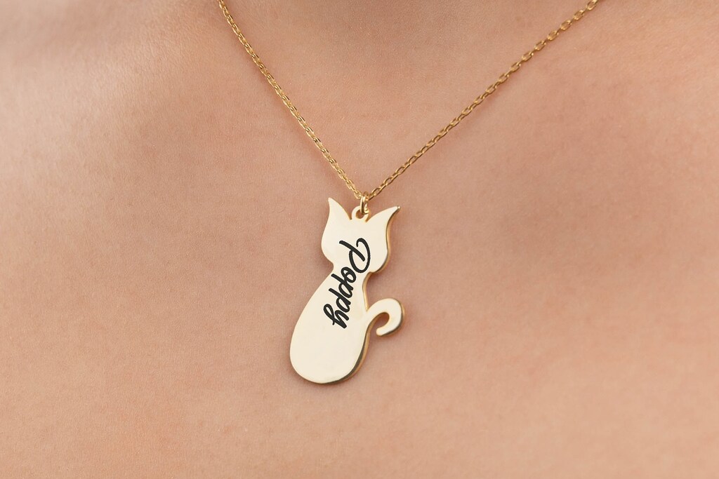 Collana Personalizzata Con Foto E Nome A Proiezione - Gioiello Donna Rodio In Oro/Rosa/Argento, Regalo Festa Mamma