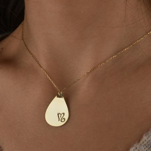 Zodiac Necklace, Astrology Necklace, Zodiac Astrology Horoscope Jewelry, Personalize Zodiac Necklace, Star Sign Necklace, Sign Necklace Gold